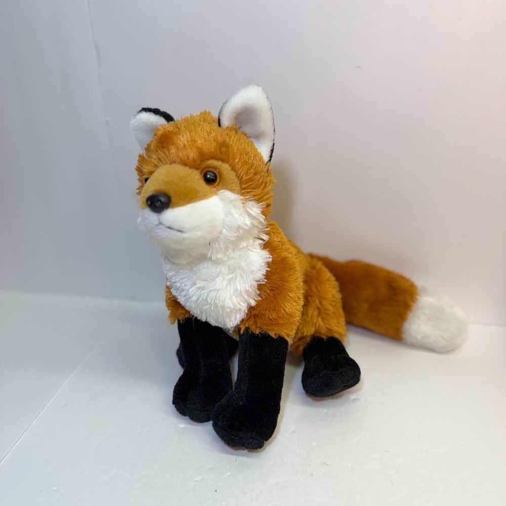 Wild Republic Red Fox Plush Stuffed Animal Realistic Wildlife Toy 12 Inch